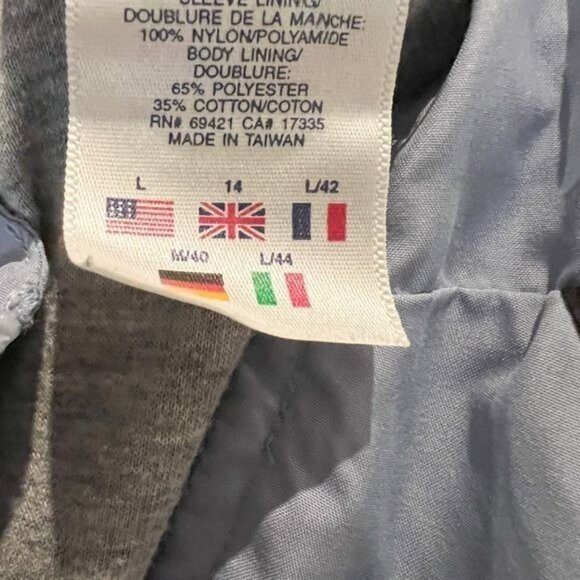 Reebok Jacket L Womens Colorblock Lined Hooded Full‎ Zip Size Large - Picture 7 of 8